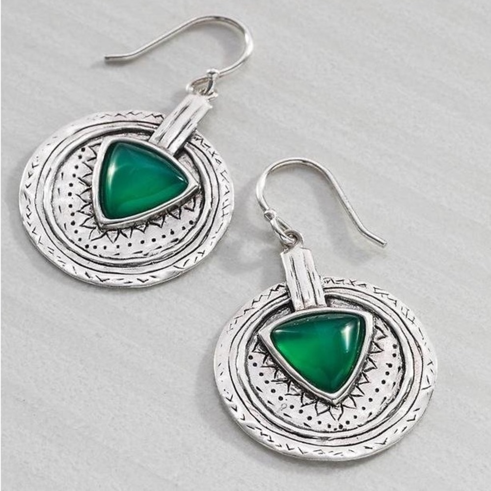 Silpada Emerald Isle Earrings